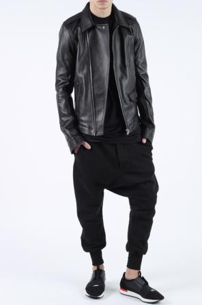 Leather jacket with epaulettes, zdjęcie 2 Leather jacket with epaulettes od Rick Owens